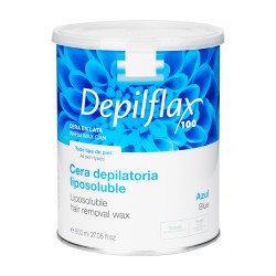 Depilflax cera depilatoria puede 800ml azuleno