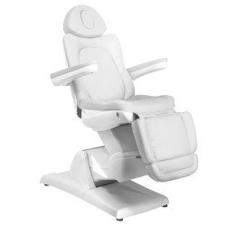 Silla de cosmética eléctrica azzurro 870 3 fuerte blanca