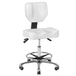 Taburete cosmético a-4299 blanco Taburete cosmético a-4299 blanco
