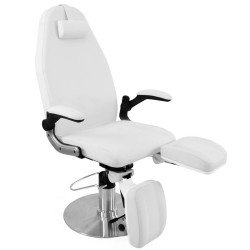 Silla de podología hidráulica azzurro 713a blanca Silla de podología hidráulica azzurro 713a blanca