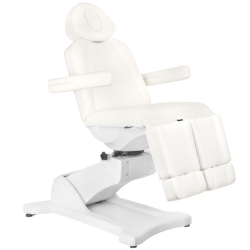 Silla de cosmética eléctrica azzurro 869as pedi 5 motor rotatorio blanco