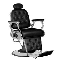 Silla de barbero Gabbiano Francesco negra Silla de barbero Gabbiano Francesco negra