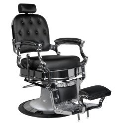 Silla de barbero Gabbiano Ernesto en negro Silla de barbero Gabbiano Ernesto en negro