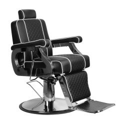 Silla de barbero Gabbiano paulo negra Silla de barbero Gabbiano paulo negra