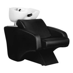 Unidad de lavado para peluquería de sistemas capilares c38 negra Unidad de lavado para peluquería de sistemas capilares c38 negra