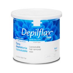 Depilflax cera depilatoria puede 500ml azuleno