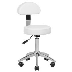 Taburete de cosmético am-304 blanco Taburete de cosmético am-304 blanco