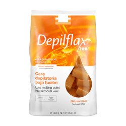 Depilflax cera dura sin tiras para depilación 1 kg natural