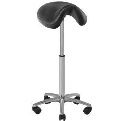 Taburete de barbero cosmético 001b alto negro Taburete de barbero cosmético 001b alto negro