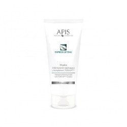 Apis expresa levantando intensivamente una mascarilla tensora con decenas 
