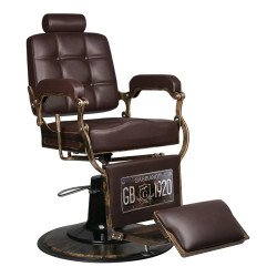 Silla de barbero Gabbiano Boss marrón Silla de barbero Gabbiano Boss marrón
