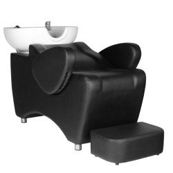 Sistema de cabello hsb46 unidad de lavado de peluquería negra Sistema de cabello hsb46 unidad de lavado de peluquería negra