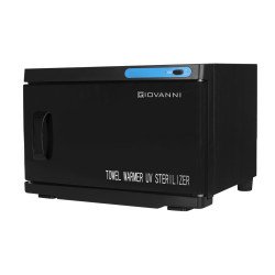 Calentador de toallas con esterilizador uv-c de 16l negro Calentador de toallas con esterilizador uv-c de 16l negro