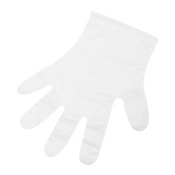 Guantes de papel de aluminio desechables 100 pcs. 6G 26X24 estándar Guantes de papel de aluminio desechables 100 pcs. 6G 26X24 estándar