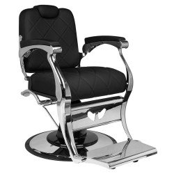 Silla de barbero Gabbiano Dario negra Silla de barbero Gabbiano Dario negra