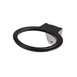 Soporte de secador de pelo de pared q97 negro