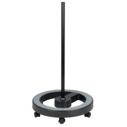Soporte de lámpara negro elegante