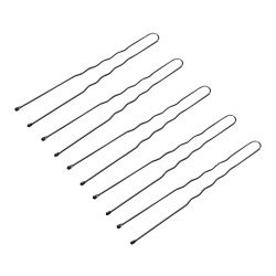Bun de peluquería para cabello e-65 300 piezas 7 cm negro Bun de peluquería para cabello e-65 300 piezas 7 cm negro