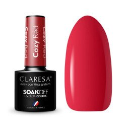 CLARESA Esmalte de uñas híbrido ROJO CÓMODO -5g CLARESA Esmalte de uñas híbrido ROJO CÓMODO -5g