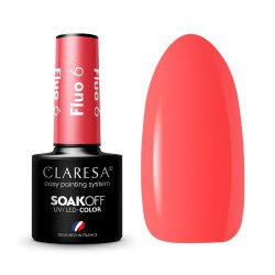CLARESA Esmalte de uñas híbrido FLUO 6 -5g CLARESA Esmalte de uñas híbrido FLUO 6 -5g
