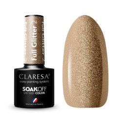 CLARESA Esmalte de uñas híbrido COMPLETO GLITTER 2 -5g
