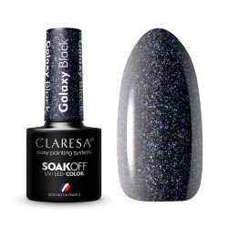 CLARESA Esmalte en gel Negro Galáctico 5g CLARESA Esmalte en gel Negro Galáctico 5g
