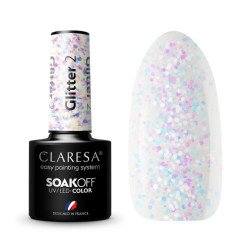 CLARESA Esmalte de uñas híbrido GLITTER 2 -5g CLARESA Esmalte de uñas híbrido GLITTER 2 -5g