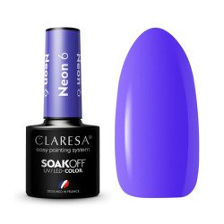 CLARESA Esmalte de uñas híbrido NEON 6 -5g CLARESA Esmalte de uñas híbrido NEON 6 -5g