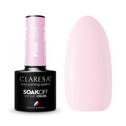 CLARESA Esmalte de uñas híbrido PINK 504 -5g CLARESA Esmalte de uñas híbrido PINK 504 -5g