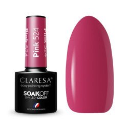 CLARESA Esmalte de uñas híbrido Rosa 524 -5g CLARESA Esmalte de uñas híbrido Rosa 524 -5g