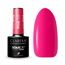 CLARESA Esmalte de uñas híbrido PINK 531 -5g CLARESA Esmalte de uñas híbrido PINK 531 -5g