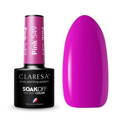 CLARESA Esmalte de uñas híbrido PINK 549 -5g CLARESA Esmalte de uñas híbrido PINK 549 -5g