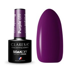 CLARESA Esmalte híbrido PURPLE 619 -5g CLARESA Esmalte híbrido PURPLE 619 -5g
