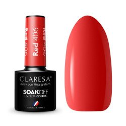 CLARESA Esmalte de uñas híbrido ROJO 406 5g CLARESA Esmalte de uñas híbrido ROJO 406 5g