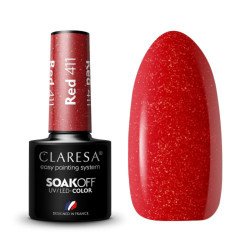 CLARESA Esmalte de uñas híbrido ROJO 411 -5g CLARESA Esmalte de uñas híbrido ROJO 411 -5g