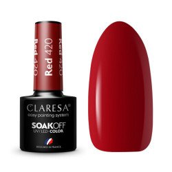 CLARESA Esmalte de uñas híbrido ROJO 420 -5g CLARESA Esmalte de uñas híbrido ROJO 420 -5g