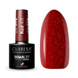 CLARESA Esmalte de uñas híbrido ROJO 431 -5g CLARESA Esmalte de uñas híbrido ROJO 431 -5g
