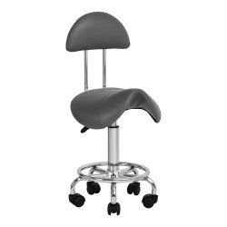 TABURETE COSMÉTICO 6001 GRIS TABURETE COSMÉTICO 6001 GRIS