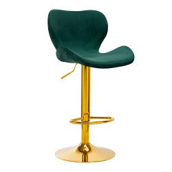 TABURETE DE BAR QS-B15 VELVET VERDE TABURETE DE BAR QS-B15 VELVET VERDE