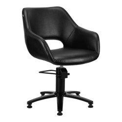 SILLA DE PELUQUERÍA GABBIANO LIMA NEGRA SILLA DE PELUQUERÍA GABBIANO LIMA NEGRA