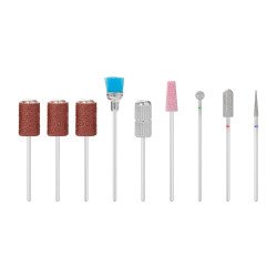 JUEGO DE BROCAS DE MICROMOTOR MEZCLA 12 PCS. JUEGO DE BROCAS DE MICROMOTOR MEZCLA 12 PCS.