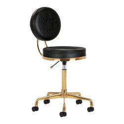 TABURETE DE BELLEZA H5 ORO NEGRO TABURETE DE BELLEZA H5 ORO NEGRO