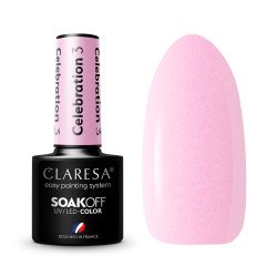 CLARESA Esmalte de uñas híbrido CELEBRATION 3 -5g