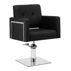 Silla de Peluquería Gabbiano Bergamo Negra Silla de Peluquería Gabbiano Bergamo Negra