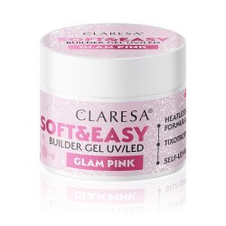 Claresa gel constructor Soft&Easy glam pink 90g Claresa gel constructor Soft&Easy glam pink 90g