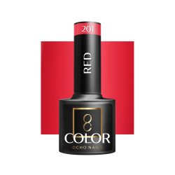 OCHO NAILS Esmalte de uñas híbrido rojo 201 -5 g OCHO NAILS Esmalte de uñas híbrido rojo 201 -5 g