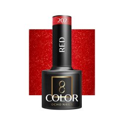OCHO NAILS Esmalte de uñas híbrido rojo 202 -5 g OCHO NAILS Esmalte de uñas híbrido rojo 202 -5 g