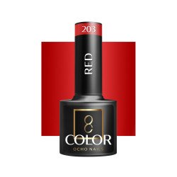 OCHO NAILS Esmalte de uñas híbrido rojo 203 -5 g OCHO NAILS Esmalte de uñas híbrido rojo 203 -5 g