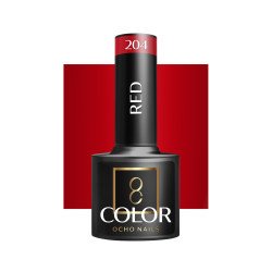 OCHO NAILS Esmalte de uñas híbrido rojo 204 -5 g OCHO NAILS Esmalte de uñas híbrido rojo 204 -5 g