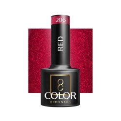 OCHO NAILS Esmalte de uñas híbrido rojo 206 -5 g OCHO NAILS Esmalte de uñas híbrido rojo 206 -5 g